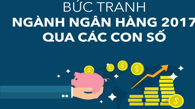  Bức tranh ngành ngân hàng 2017 qua các con số